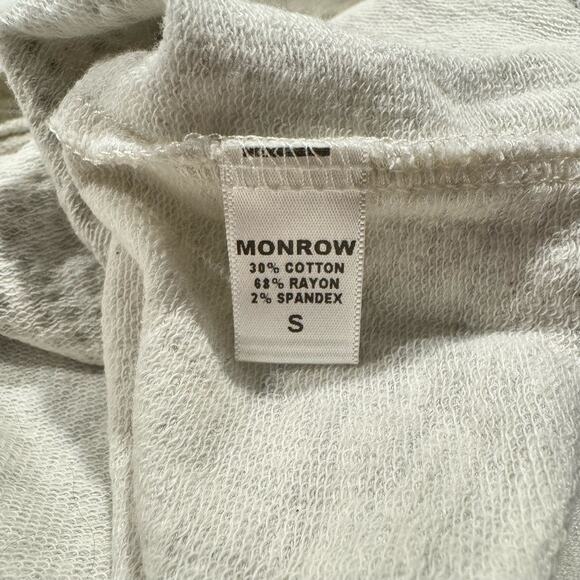 Monrow Womens Top Embellished Studded Grunge Rock Cyber Punk USA Size Small JB - Picture 6 of 8